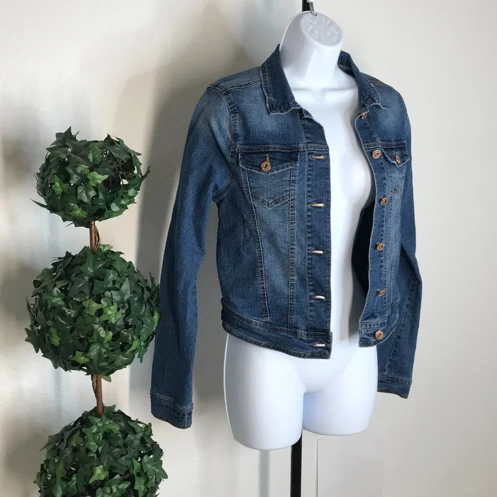 Love Tree Denim Jacket | Blue | Small